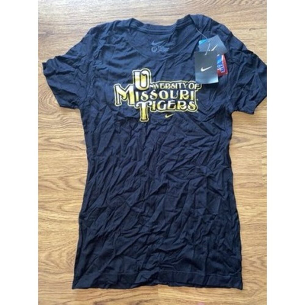 NWT Nike Slim Fit Missouri Tigers Womens Shirt Size Medium